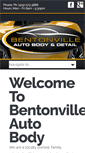 Mobile Screenshot of bentonvilleautobody.com